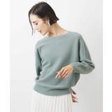 グリーン | [定番人気]ホールガーメント(R)ドルマンスリーブニット | MICHEL KLEIN