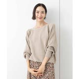 ベージュ | ホールガーメント(R)ドルマンスリーブニット(長袖) | MICHEL KLEIN