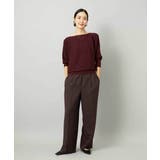 ［定番人気］ホールガーメント(R)ドルマンスリーブニット（7分袖） | MICHEL KLEIN | 詳細画像12 