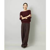 ［定番人気］ホールガーメント(R)ドルマンスリーブニット（7分袖） | MICHEL KLEIN | 詳細画像14 