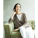 深Vネックニットプルオーバー | MICHEL KLEIN | 詳細画像15 