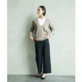 深Vネックニットプルオーバー | MICHEL KLEIN | 詳細画像18 