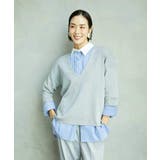 深Vネックニットプルオーバー | MICHEL KLEIN | 詳細画像2 