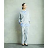 深Vネックニットプルオーバー | MICHEL KLEIN | 詳細画像4 