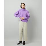 [新色追加][定番人気]ハイネックニット | MICHEL KLEIN | 詳細画像21 