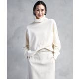 アイボリー | [新色追加][定番人気]ハイネックニット | MICHEL KLEIN