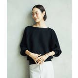 ブラック | ホールガーメント(R)ドルマンスリーブニット | MICHEL KLEIN