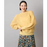 イエロー | モヘアローゲージニット | MICHEL KLEIN