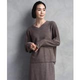 [セットアップ対応]Vネックニット | MICHEL KLEIN | 詳細画像3 