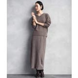 [セットアップ対応]Vネックニット | MICHEL KLEIN | 詳細画像5 