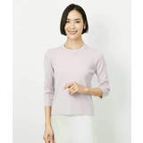 ラベンダー | [アンサンブル対応]コンパクトニットプルオーバー | MICHEL KLEIN