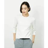 ホワイト | [アンサンブル対応]コンパクトニットプルオーバー | MICHEL KLEIN