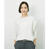 ツィードライクVネックベスト | MICHEL KLEIN | 詳細画像2 