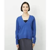 Vネックニットプルオーバー | MICHEL KLEIN | 詳細画像19 