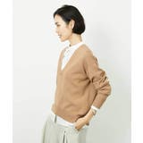 Vネックニットプルオーバー | MICHEL KLEIN | 詳細画像8 