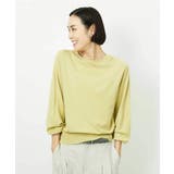 イエロー | ホールガーメント(R)ボトルネックニット | MICHEL KLEIN