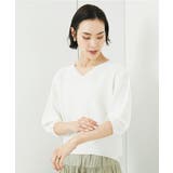 [WEB限定カラー]ホールガーメント(R)Vネックボリュームスリーブニット | MICHEL KLEIN | 詳細画像13 