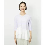 裾切替フレアニットプルオーバー | MICHEL KLEIN | 詳細画像11 