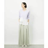 裾切替フレアニットプルオーバー | MICHEL KLEIN | 詳細画像5 