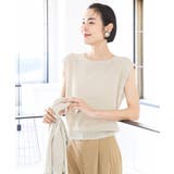 [アンサンブル対応]スパンコールフレンチスリーブニット | MICHEL KLEIN | 詳細画像12 