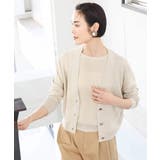 [アンサンブル対応]スパンコールフレンチスリーブニット | MICHEL KLEIN | 詳細画像13 