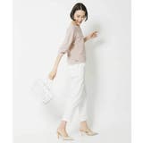 [1枚着としておすすめ]ホールガーメント(R)Vネックボリュームスリーブニット | MICHEL KLEIN | 詳細画像17 