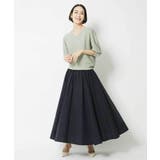 [1枚着としておすすめ]ホールガーメント(R)Vネックボリュームスリーブニット | MICHEL KLEIN | 詳細画像26 