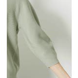 [1枚着としておすすめ]ホールガーメント(R)Vネックボリュームスリーブニット | MICHEL KLEIN | 詳細画像32 