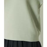 [1枚着としておすすめ]ホールガーメント(R)Vネックボリュームスリーブニット | MICHEL KLEIN | 詳細画像33 