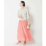 [1枚着としておすすめ]ホールガーメント(R)Vネックボリュームスリーブニット | MICHEL KLEIN | 詳細画像4 