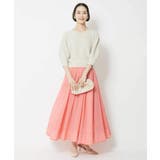 [1枚着としておすすめ]ホールガーメント(R)Vネックボリュームスリーブニット | MICHEL KLEIN | 詳細画像6 