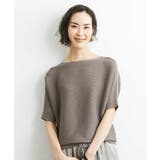 [定番人気]ホールガーメント(R)ボートネックニット（WEB限定カラー） | MICHEL KLEIN | 詳細画像17 