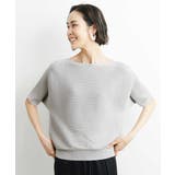 [定番人気]ホールガーメント(R)ボートネックニット（WEB限定カラー） | MICHEL KLEIN | 詳細画像2 