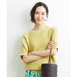 [定番人気]ホールガーメント(R)ボートネックニット（WEB限定カラー） | MICHEL KLEIN | 詳細画像8 