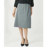 グレー(92) | ストレッチセミフレアスカート(セットアップ対応/3サイズあり) | MICHEL KLEIN