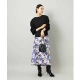 アンティークローズプリントスカート | MICHEL KLEIN | 詳細画像11 