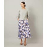 アンティークローズプリントスカート | MICHEL KLEIN | 詳細画像5 