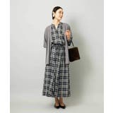 [セットアップ対応]ギャザースカート シアーチェック柄 | MICHEL KLEIN | 詳細画像13 