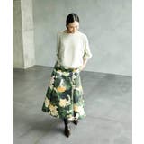 [セットアップ対応]モダンフラワープリントタックフレアスカート  | MICHEL KLEIN | 詳細画像20 