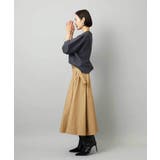 [セットアップ対応]ミリタリータックAラインスカート | MICHEL KLEIN | 詳細画像10 