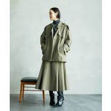 [セットアップ対応]ミリタリータックAラインスカート | MICHEL KLEIN | 詳細画像33 