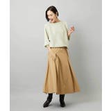 [セットアップ対応]ミリタリータックAラインスカート | MICHEL KLEIN | 詳細画像5 