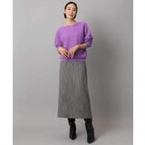 ミックスヘリンボーンスカート | MICHEL KLEIN | 詳細画像55 