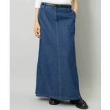 [セットアップ対応]デニムAラインスカート | MICHEL KLEIN | 詳細画像1 