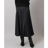 ブラック | サテンマーメードスカート | MICHEL KLEIN