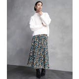 ヴィンテージフラワースカート | MICHEL KLEIN | 詳細画像17 