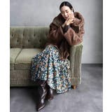 ヴィンテージフラワースカート | MICHEL KLEIN | 詳細画像5 