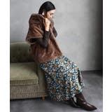 ヴィンテージフラワースカート | MICHEL KLEIN | 詳細画像7 