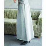 [セットアップ対応]ラメ裏毛ナロースカート | MICHEL KLEIN | 詳細画像2 