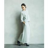 [セットアップ対応]ラメ裏毛ナロースカート | MICHEL KLEIN | 詳細画像5 